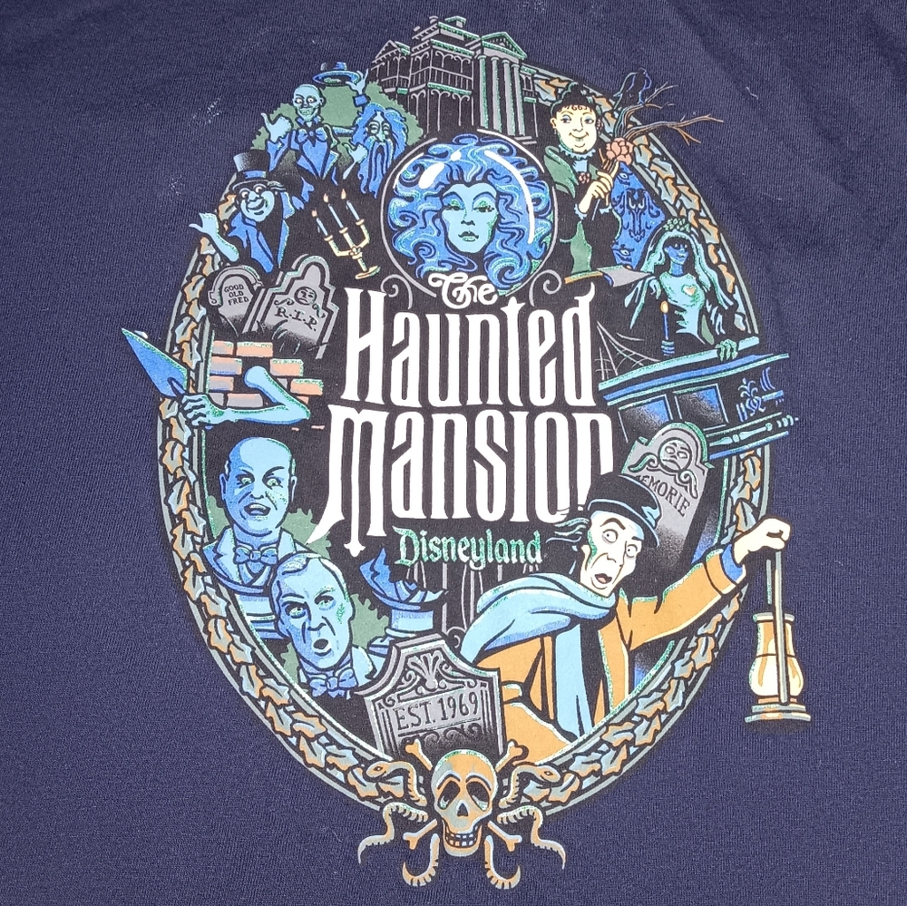Y2K Disney Haunted MansionShirt Vintage Tee Movie